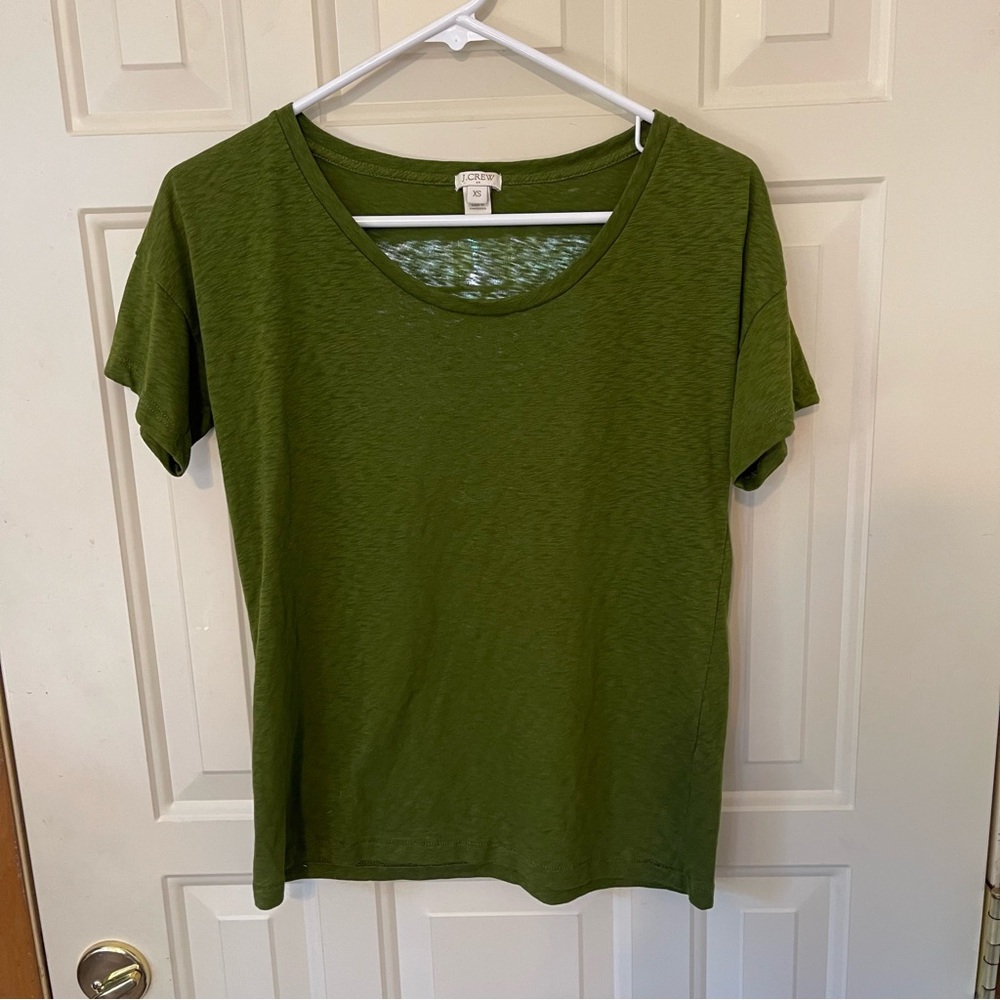 J. Crew Olive Green Women's Top